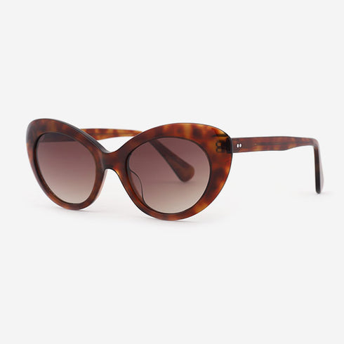 Cambered  Cat Eye Acetate Women's Sunglasses 21A8088